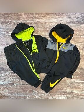 Nike Toddler Dri-FIT Zip Hoodie Pants Tracksuit Set of Two, 18 Months